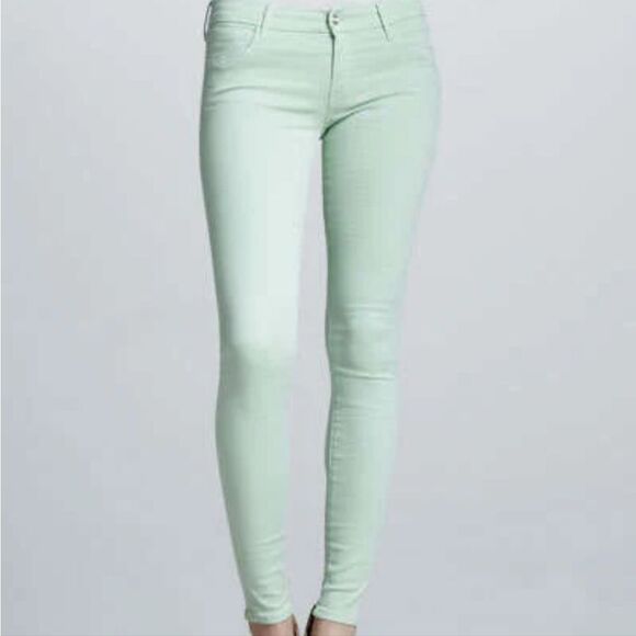 KORAL Skinny Pastel Jeans Mint - Picture 3 of 9